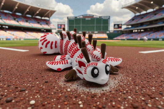 3D Printed Baseball Dragon • Handmade Fantasy Collectible • Sports‑Themed Figurine Gift