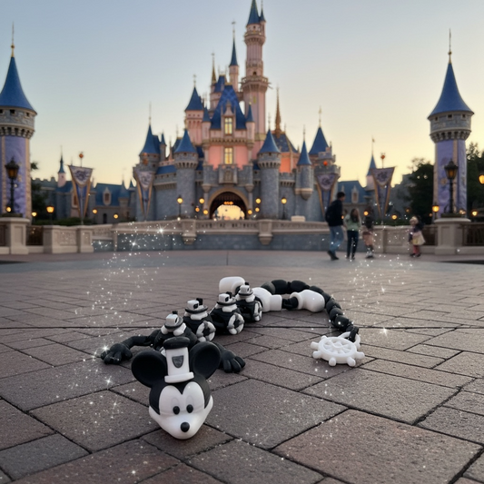 Magic Kingdom Dragon Fidget – Articulated Fantasy 3D Printed Dragon Toy