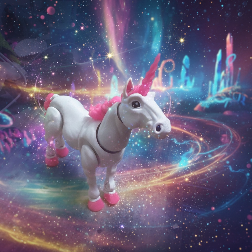 Magical Articulated Unicorn – 3D Printed Fantasy Unicorn Fidget & Collectible